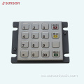 Braillova šifrovací PIN podložka pro automat
